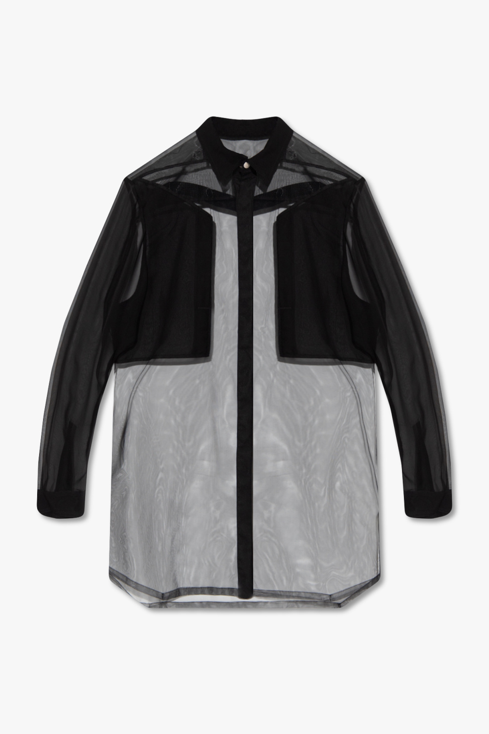 Black Transparent shirt Rick Owens - SchaferandweinerShops